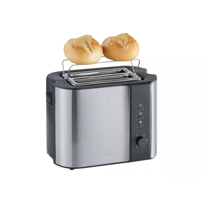 Severin 2589 2 viipaletta 800 W musta, ruostumaton teräs