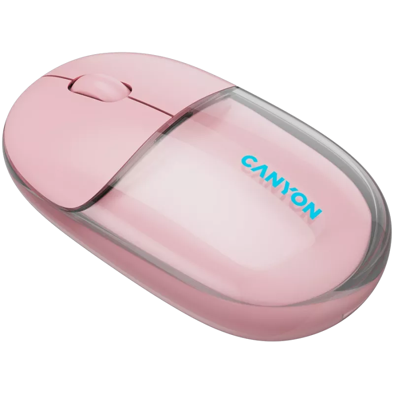 CANYON hiiri OnClick 24 BT/langaton läpinäkyvä/pinkki