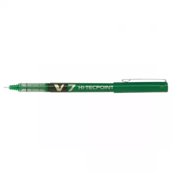 Tikkukynä Pilot Hi-Tecpoint V7 vihreä kirjoitusväri vihreä