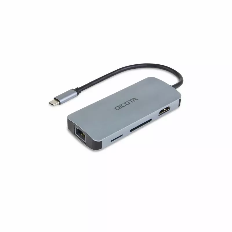 Dicota USB-C 8-in-1 Multi Hub 4K PD 100W hopea