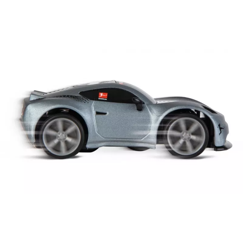 RC-auto Bundesliga Mini RC 1:43 harmaa