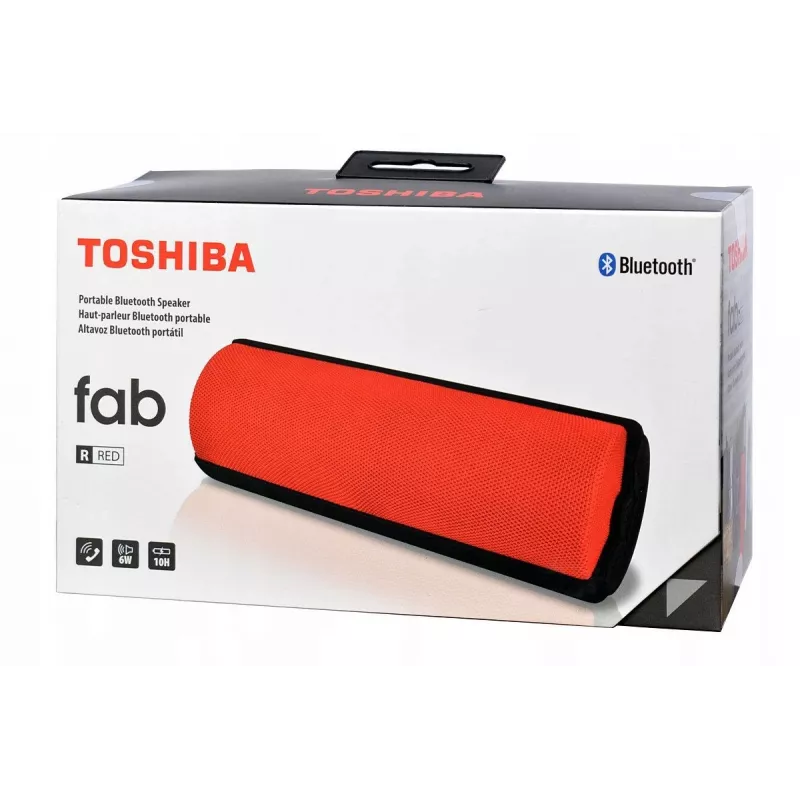 Kannettava kaiutin Toshiba Fab TY-WSP70, punainen