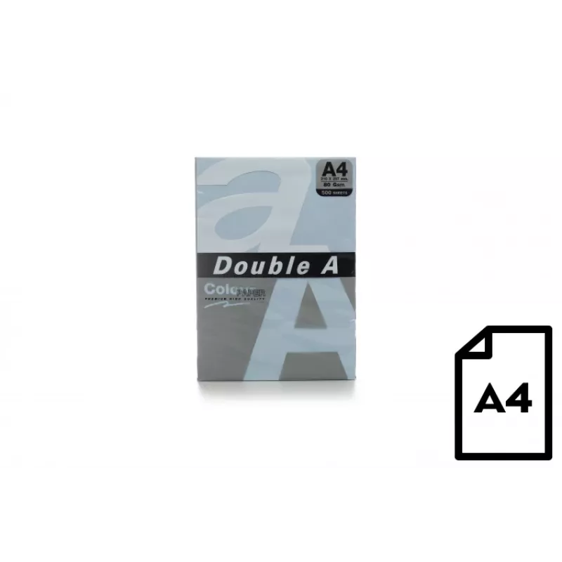 Värillinen paperi Double A, 80g, A4, 500 arkkia, Ocean