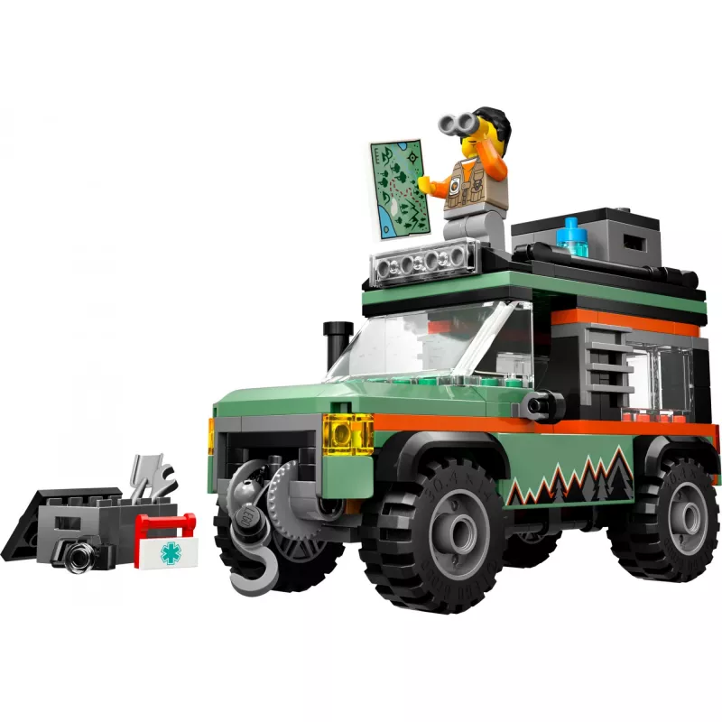 LEGO City Offroad-SUV 4x4 -rakennussarja 60447 — 221 osaa, 1 minihahmo, 6+ vuotta