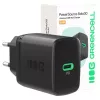Virtalähde Green Cell PowerSource Solo30 30W musta — USB-C yksiporttinen laturi