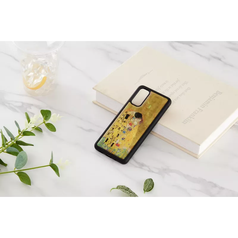 iKins suojakotelo Samsung Galaxy S20:lle, musta, ohut TPU-kotelo