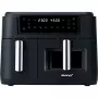 Dual kiertoilmakypsennin HF 9500 DUO (musta, 2 400 wattia, 2 koria 6 L + 3,5 L)
