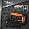 Akyga AK-C2-600 Classic 600 W ATX-virtalähde, osittain modulaarinen, aktiivinen PFC, 120 mm tuuletin