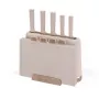 Maestro MR-1412-BEIGE veitsisarja telineellä + leikkuulautasarja beige