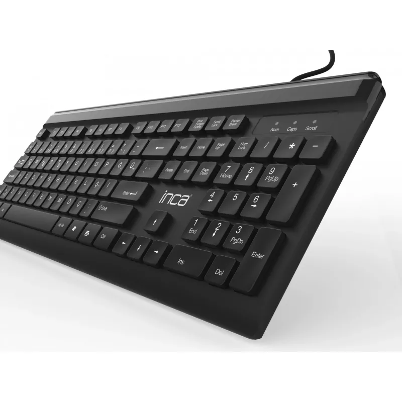 Inca IMK-377 näppäimistö hiiri sisältyy Office USB turkki musta