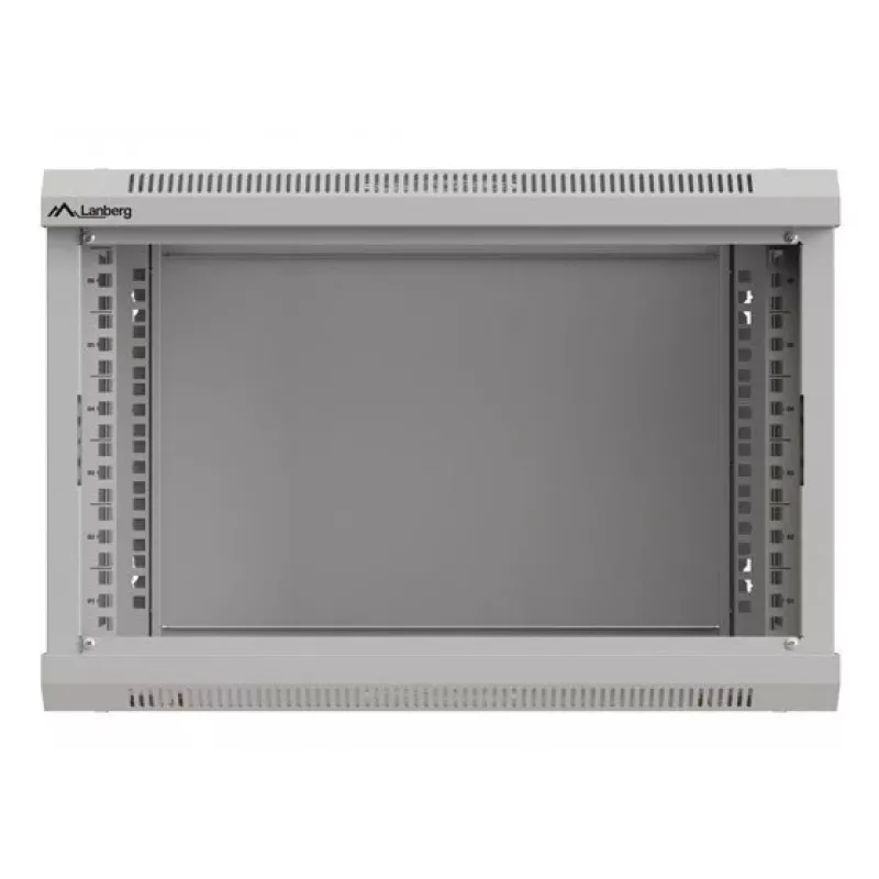 Rack-asennuskaappi LANBERG WF03-5306-10S 19 tuumaa 6U harmaa lasiovella