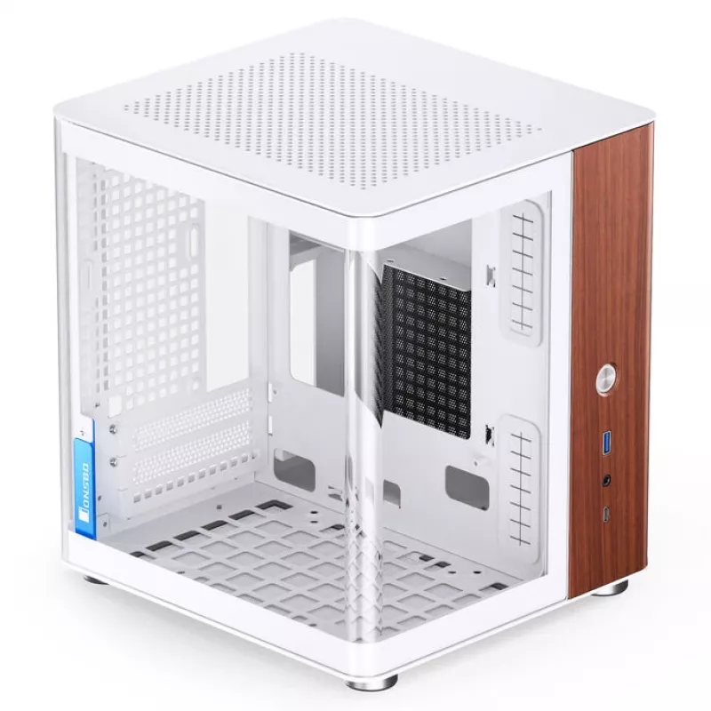 Jonsbo TK-0 kpl kotelo, Mini Tower, Mini-ITX, lasi,