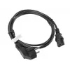 Lanberg CA-C13C-10CC-0018-BK virtakaapeli musta 1,8 m C13-liitin CEE7/7 (CA-C13C-10CC-0018-BK)