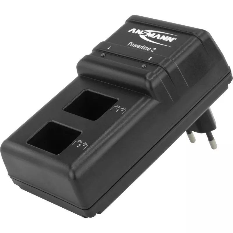 ANSMANN POWERline 2 - akkulaturi - 2x9V (5107043)