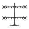 LCD-teline SBOX LCD-F048-2 17–32 tuuman näytöille, tukee 4×9 kg, VESA 100×100