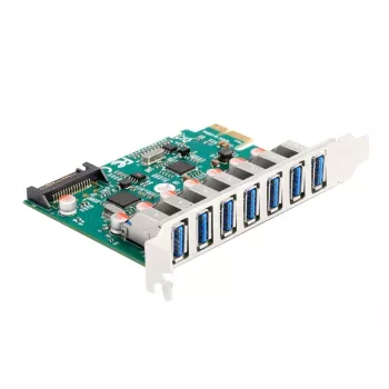 DeLOCK PCI Express x1 -kortti 7 x ulkoinen USB 5 Gbit/s Type-A -liitin