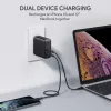 PA-D3 seinälaturi 2xUSB Power Delivery (1xUSB+1xUSB C) 5,4A 60W Dynamic Detect