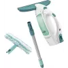Leifheit ikkunaimuri lasinpesuri Dry&Clean kahvalla ja pesuharjalla 51003