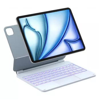 Folio Bluetooth-näppäimistökotelo Inateck KB09119 iPad Air/Pro 11 tuuman (27,9 cm), 500 mAh akku, sininen