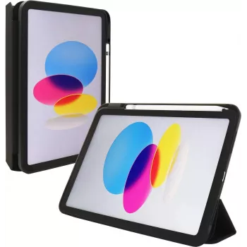 Folio Case jt berlin Apple iPad 10.9 (2022) -laitteelle — musta läpinäkyvä