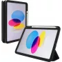 Folio Case jt berlin Apple iPad 10.9 (2022) -laitteelle — musta läpinäkyvä