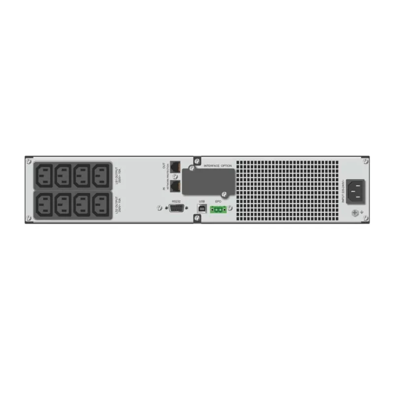 UPS EVER RT 1000 T 1000VA 800W – Rack/Tower Online-UPS, 1000 VA, 800 W lähtö