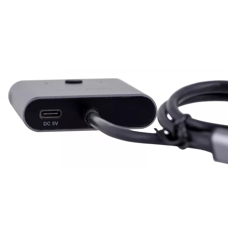 Unitek D1078A kaksisuuntainen USB-C 4K -kytkin, 2 tuloa ja 1 lähtö
