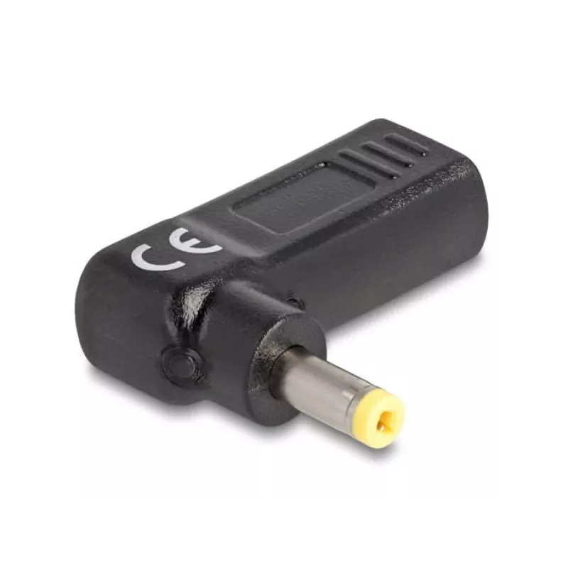 DeLOCK adapteri USB Type-C naaras - HP 4,8 x 1,7 mm uros 90° kulma