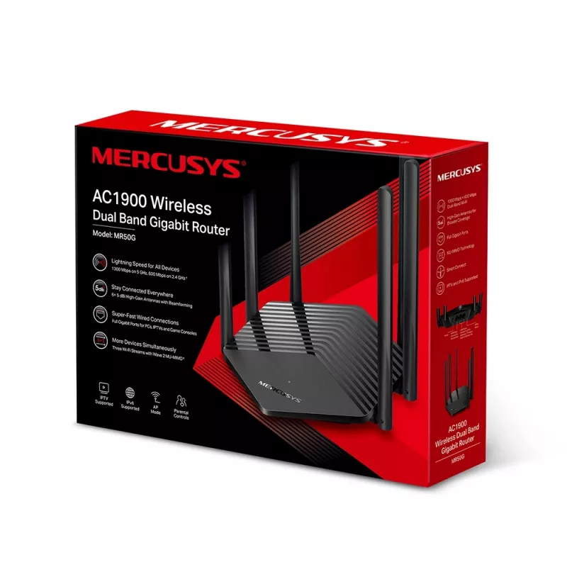 Mercusys AC1900 langaton Dual Band Gigabit -reititin