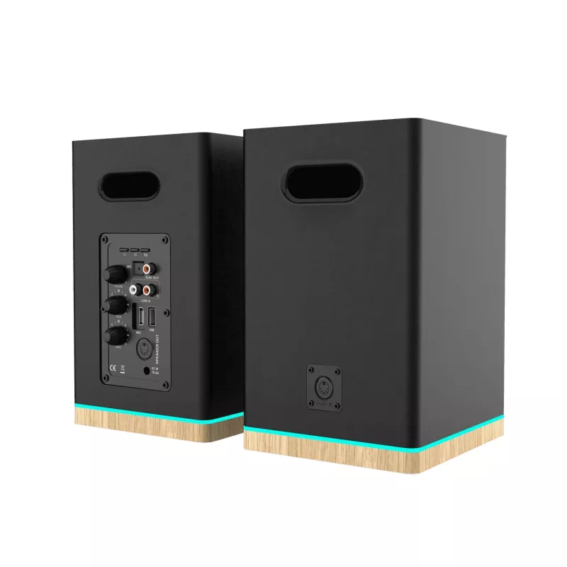 Blaupunkt BS60BK LED-hyllykaiuttimet, Bluetooth, HDMI ARC, musta