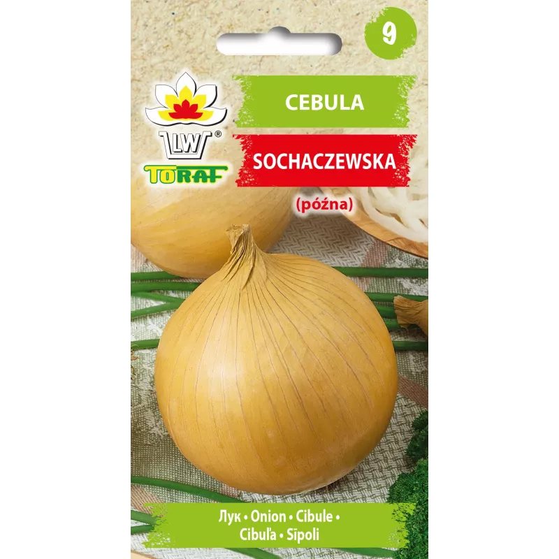 Sochaczew-sipuli Toraf vihannessiemenet, 5 g pakkaus