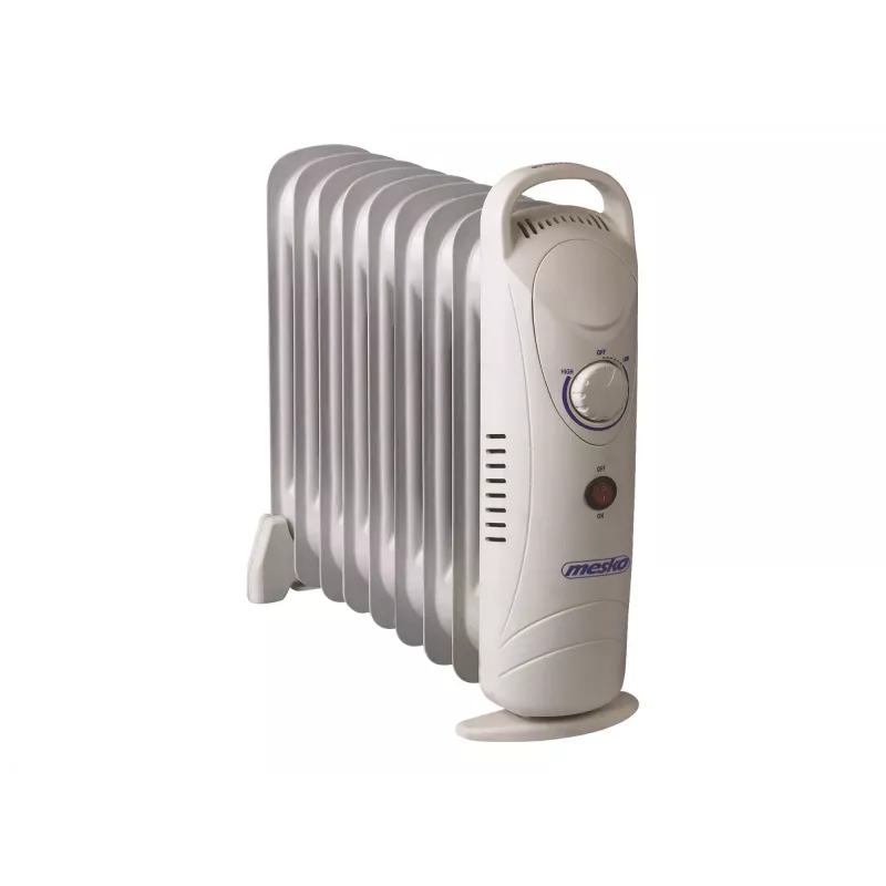 Mesko Home MS7805 sisäkäyttöön valkoinen 1000 W öljypatteri sähkölämmitys
