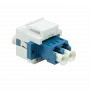 Logilink Keystone modulaarinen liitäntä LC-duplex single musta/valkoinen (NK0030)
