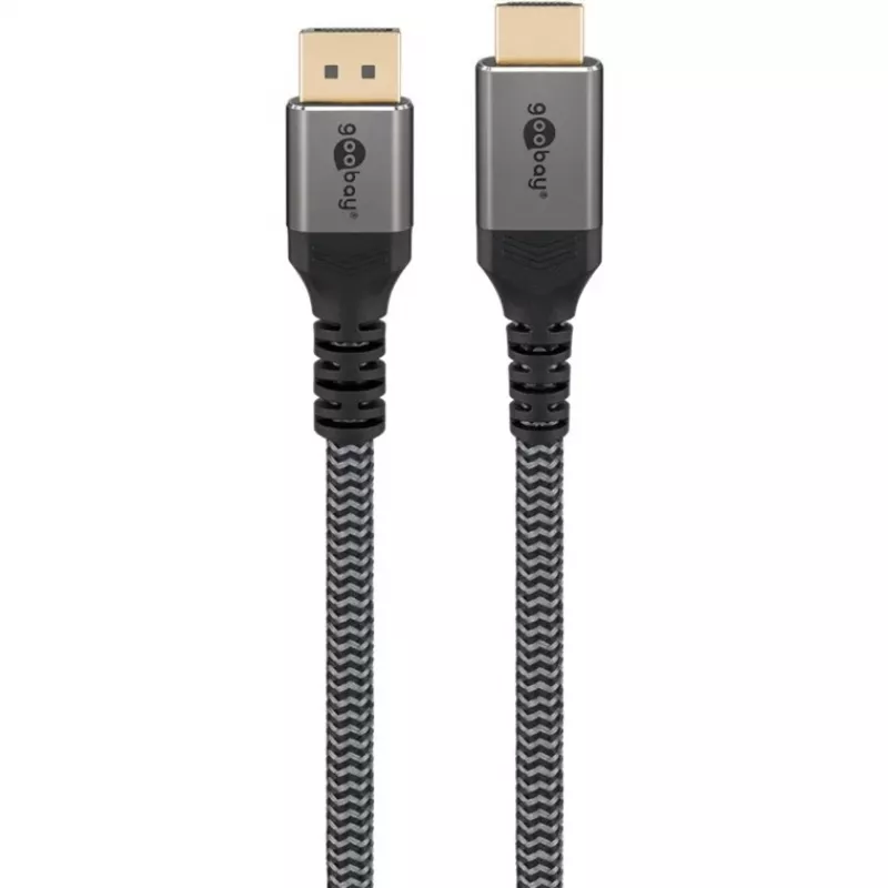 Goobay 65271 videokaapeli-adapteri 5 m DisplayPort HDMI harmaa (65271)