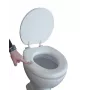Pehmeä wc-istuin kannella