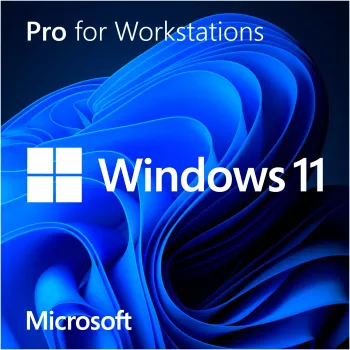 Windows 11 Pro for Workstations, käyttöjärjestelmäohjelmisto 64-bittinen, saksa, DVD-ROM