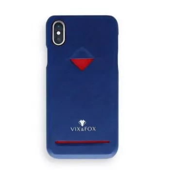 Korttipaikallinen takakuori VixFox iPhone 7/8 Plus – laivastonsininen, takasuojakuori korttipaikalla