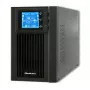 Qoltec 53042 UPS (keskeytymätön virransyöttö) kaksoismuunnos (online) 1 kVA 800 W 2 AC-lähtöä