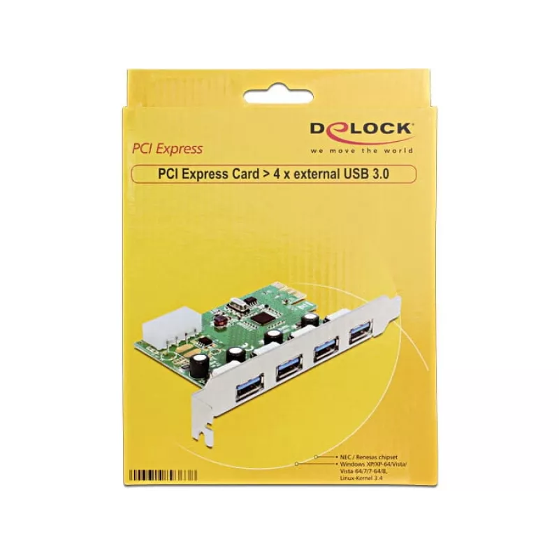 Sisäinen USB 3.2 Gen 1 -sovitin DeLOCK 89363