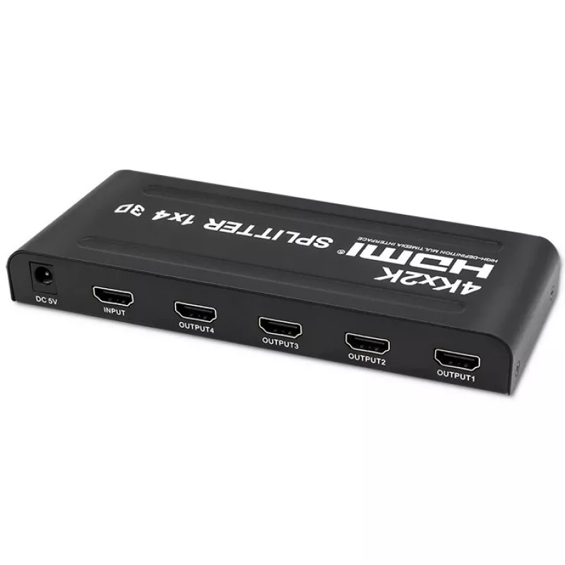 Qoltec 51798 aktiivinen HDMI-jakaja 4 x HDMI 4K x 2K | 3.4Gb/s