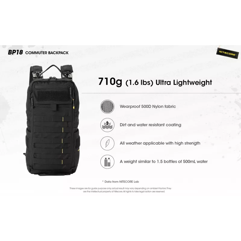 Nitecore BP18 kannettavan tietokoneen reppu