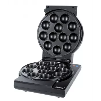Cupcake/donitsinpaistaja Steba CM3 12 kakkua 7 donitsia 800W musta