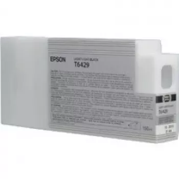 Epson T6429 light light musta värikasetti (150 ml), vakiokapasiteetti, light light musta, pigmenttimuste, 150 ml, 1 kpl