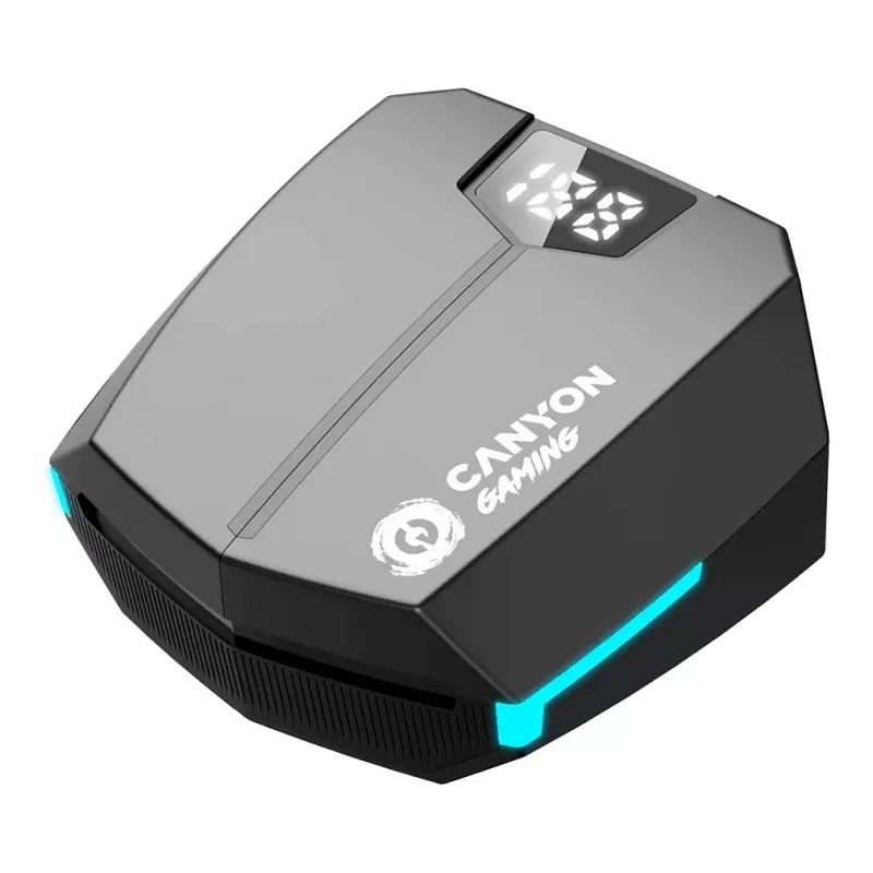 Canyon GTWS-2 kuulokkeet langaton Ear-Hook Gaming USB Type-C Bluetooth lataustelakka musta (CND-GTWS2B)