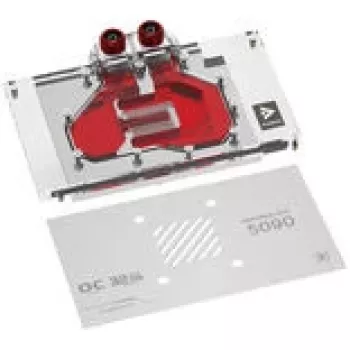 GPU-vesijäähdytin Barrow MSI Suprim 5090:lle — valkoinen viimeistely, malli BS-MSP5090-PA W