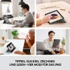 Combo Touch -kotelo näppäimistöllä US iPad Pro 11 1,2,3 gen harmaa