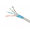 Verkkokaapeli Extralink Twisted Pair CAT6A FTP (F/FTP) V2 sisäkäyttöön 500M harmaa