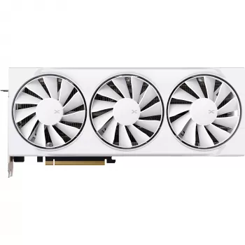 Näytönohjain XFX Radeon RX 9070 XT — 16 GB GDDR6, 256-bit, PCIe x16, 2400 MHz, 3 tuuletinta valkoinen, 325×65 mm