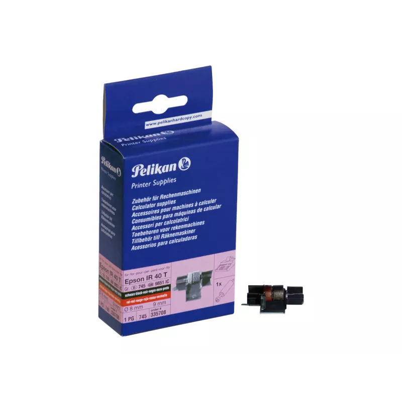 Pelikan värinauha 335708 yhteensopiva Citizen / Casio INR IR40T B/R