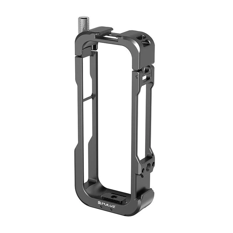Suojaava metallikehikko Puluz Insta360 X4:lle PU981B linssinsuojuksella